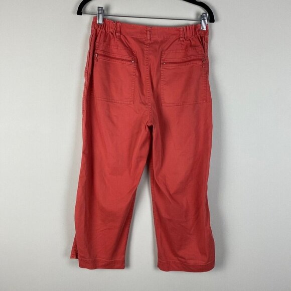 Chicos Cropped Capri Pants Womens 1 US 8 Pink - Picture 5 of 8